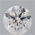 Lab Grown Diamond 2.04 Carats, Round with Ideal Cut, E Color, VVS2 Clarity and Certified by IGI