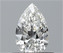 Diamante Natural 0.41 quilates, De pera , Color G, claridad VS2 y certificado GIA