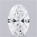 Diamante Natural 2.01 quilates, Ovalado , Color F, claridad VVS2 y certificado GIA