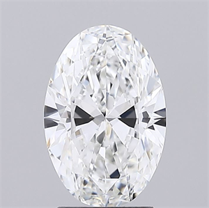 Foto Diamante Natural 2.01 quilates, Ovalado , Color F, claridad VVS2 y certificado GIA de