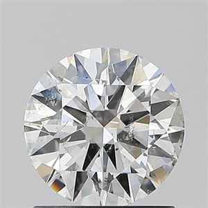 Picture of Natural Diamond 1.08 Carats, Round with Excellent Cut, G Color, I1 Clarity and Certified by GIA