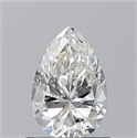 Natural Diamond 0.90 Carats, Pear with  Cut, G Color, SI1 Clarity and Certified by GIA
