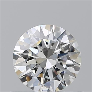Picture of Natural Diamond 0.55 Carats, Round with Excellent Cut, H Color, SI1 Clarity and Certified by GIA