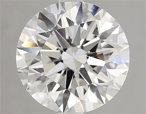 Picture of Lab Grown Diamond 3.55 Carats, Round with Ideal Cut, F Color, VVS2 Clarity and Certified by IGI