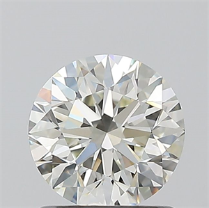 Picture of Natural Diamond 1.01 Carats, Round with Excellent Cut, H Color, VVS2 Clarity and Certified by HRD
