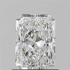 Picture of Natural Diamond 0.90 Carats, Radiant with  Cut, E Color, SI2 Clarity and Certified by GIA