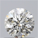 Diamante Natural 0.60 quilates, Redondo , Color J, claridad SI1 y certificado GIA