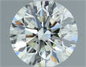 Natural Diamond 0.60 Carats, Round with Excellent Cut, I Color, VVS1 Clarity and Certified by IGI