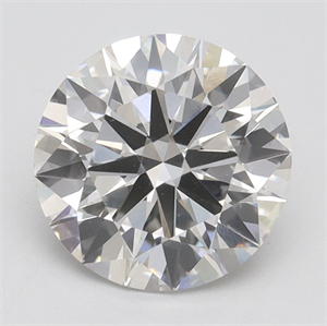 Picture of Lab Grown Diamond 2.58 Carats, Round with Ideal Cut, F Color, VS1 Clarity and Certified by IGI