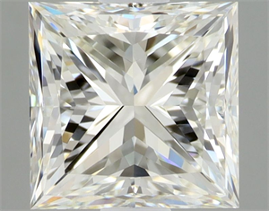 Foto Diamante Natural 0.90 quilates, Princesa , Color I, claridad VVS2 y certificado GIA de