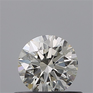 Picture of Natural Diamond 0.42 Carats, Round with Excellent Cut, H Color, VVS2 Clarity and Certified by IGI
