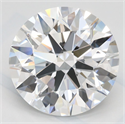 Lab Grown Diamond 3.12 Carats, Round with Ideal Cut, D Color, VVS1 Clarity and Certified by IGI