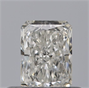 Natural Diamond 0.41 Carats, Radiant with  Cut, G Color, VVS1 Clarity and Certified by GIA