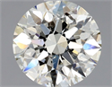 Natural Diamond 1.00 Carats, Round with Excellent Cut, I Color, SI2 Clarity and Certified by GIA
