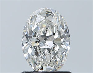Foto Diamante Natural 1.01 quilates, Ovalado , Color H, claridad SI2 y certificado GIA de