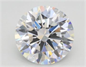 Lab Grown Diamond 2.03 Carats, Round with Excellent Cut, E Color, VS1 Clarity and Certified by GIA