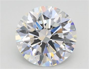Picture of Lab Grown Diamond 2.03 Carats, Round with Excellent Cut, E Color, VS1 Clarity and Certified by GIA