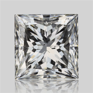 Picture of Natural Diamond 1.20 Carats, Princess with  Cut, G Color, VS2 Clarity and Certified by GIA