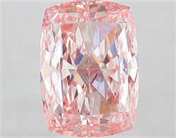 Picture of Lab Grown Diamond 5.08 Carats, CUSHION MODIFIED with  Cut, Fancy Vivid Pink Color, VVS2 Clarity and Certified by IGI