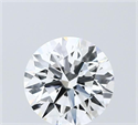 Lab Grown Diamond 1.53 Carats, Round with Ideal Cut, D Color, VS1 Clarity and Certified by IGI