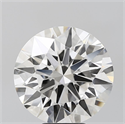Lab Grown Diamond 6.55 Carats, Round with Ideal Cut, G Color, VVS2 Clarity and Certified by IGI
