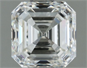 Natural Diamond 0.81 Carats, Asscher with  Cut, H Color, VVS2 Clarity and Certified by IGI