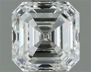Picture of Natural Diamond 0.81 Carats, Asscher with  Cut, H Color, VVS2 Clarity and Certified by IGI
