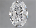 Diamante Natural 0.58 quilates, Ovalado , Color D, claridad VVS2 y certificado GIA