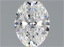 Natural Diamond 0.90 Carats, Oval with  Cut, D Color, VS1 Clarity and Certified by GIA