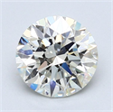 Diamante Natural 1.70 quilates, Redondo , Color J, claridad VVS2 y certificado GIA