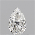 Diamante Natural 0.51 quilates, De pera , Color E, claridad VVS1 y certificado GIA