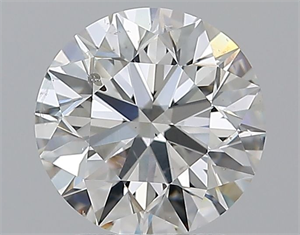 Foto Diamante Natural 2.01 quilates, Redondo , Color G, claridad SI2 y certificado GIA de