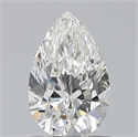 Natural Diamond 0.70 Carats, Pear with  Cut, G Color, VS2 Clarity and Certified by GIA