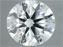 Lab Grown Diamond 4.18 Carats, Round with Ideal Cut, D Color, VS1 Clarity and Certified by IGI