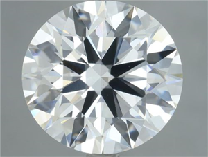 Picture of Lab Grown Diamond 4.18 Carats, Round with Ideal Cut, D Color, VS1 Clarity and Certified by IGI