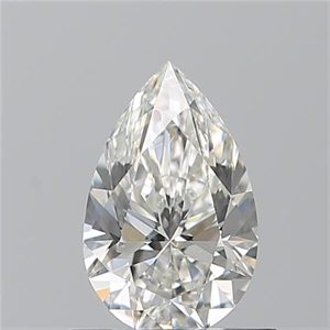 Picture of Natural Diamond 0.73 Carats, Pear with  Cut, I Color, VS2 Clarity and Certified by GIA