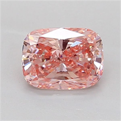 Picture of Lab Grown Diamond 2.04 Carats, CUSHION MODIFIED with  Cut, Fancy Vivid Pink Color, VVS2 Clarity and Certified by IGI