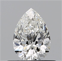 Diamante Natural 0.41 quilates, De pera , Color G, claridad VVS2 y certificado GIA