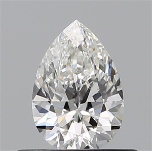 Picture of Natural Diamond 0.41 Carats, Pear with  Cut, G Color, VVS2 Clarity and Certified by GIA