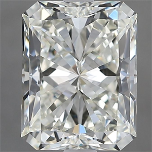 Picture of Natural Diamond 2.72 Carats, Radiant with  Cut, I Color, IF Clarity and Certified by IGI