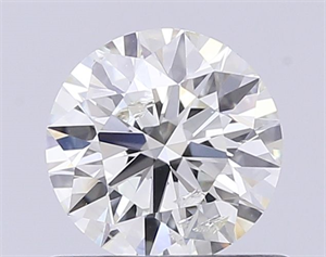 Foto Diamante Natural 0.58 quilates, Redondo , Color L, claridad SI2 y certificado IGI de