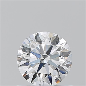 Picture of Natural Diamond 0.72 Carats, Round with Excellent Cut, F Color, I1 Clarity and Certified by GIA