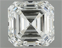 Natural Diamond 0.82 Carats, Asscher with  Cut, G Color, VS2 Clarity and Certified by GIA