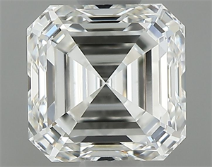 Picture of Natural Diamond 0.82 Carats, Asscher with  Cut, G Color, VS2 Clarity and Certified by GIA