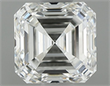 Natural Diamond 0.82 Carats, Asscher with  Cut, G Color, VS2 Clarity and Certified by GIA