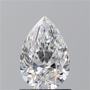 Picture of Natural Diamond 0.90 Carats, Pear with  Cut, E Color, VVS2 Clarity and Certified by GIA