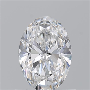 Picture of Natural Diamond 0.74 Carats, Oval with  Cut, D Color, VS2 Clarity and Certified by GIA