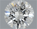 Diamante Natural 0.60 quilates, Redondo , Color I, claridad VVS1 y certificado GIA
