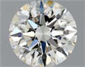 Natural Diamond 0.85 Carats, Round with Excellent Cut, I Color, SI1 Clarity and Certified by GIA