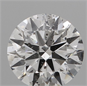 Natural Diamond 0.70 Carats, Round with Very Good Cut, F Color, I1 Clarity and Certified by GIA